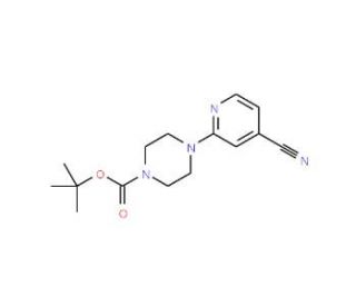 1-N-Boc-4-(4-cyanopyridin-2-yl)piperazine (CAS 884507-31-7) - chemical structure image