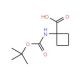 1-N-Boc-amino-cyclobutane carboxylic acid (CAS 120728-10-1) - chemical structure image