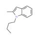1-n-Butyl-2-methylindole (CAS 42951-35-9) - chemical structure image