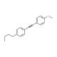 1-n-Butyl-4-[(4-methoxyphenyl)ethynyl]benzene (CAS 35684-12-9) - chemical structure image