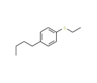 1-n-Butyl-4-(ethylthio)benzene (CAS 216393-65-6) - chemical structure image