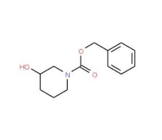 1-N-Cbz-3-hydroxy-piperidine (CAS 95798-22-4) - chemical structure image