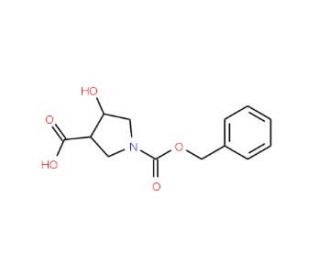 1-N-Cbz-4-hydroxy-beta-proline (CAS 886362-64-7) - chemical structure image