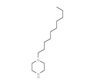 1-n-Decylpiperazine (CAS 63207-03-4) - chemical structure image