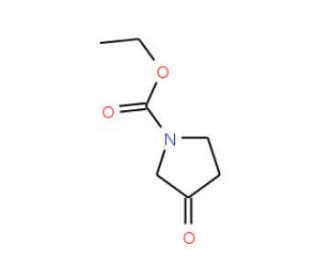 1-N-Ethoxycarbonyl-3-pyrrolidone (CAS 14891-10-2) - chemical structure image