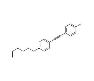 1-n-Hexyl-4-[(p-tolyl)ethynyl]benzene (CAS 117923-35-0) - chemical structure image