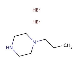 1-n-Propylpiperazine dihydrobromide (CAS 64262-23-3) - chemical structure image