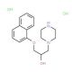 1-(Naphthalen-1-yloxy)-3-piperazin-1-yl-propan-2-ol dihydrochloride - chemical structure image