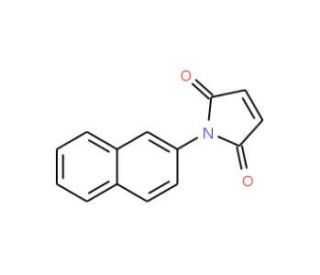 1-Naphthalen-2-yl-pyrrole-2,5-dione (CAS 6637-45-2) - chemical structure image