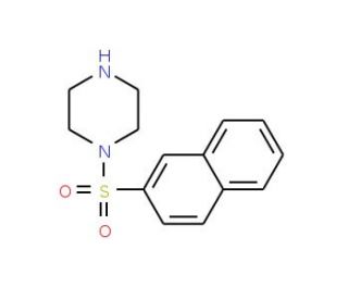 1-(Naphthalene-2-sulfonyl)-piperazine - chemical structure image
