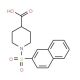 1-(Naphthalene-2-sulfonyl)-piperidine-4-carboxylic acid - chemical structure image