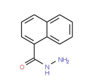 1-Naphthoic hydrazide (CAS 43038-45-5) - chemical structure image