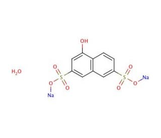 1-Naphthol-3,6-disulfonic acid disodium salt (CAS 330581-20-9) - chemical structure image
