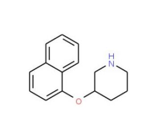 1-Naphthyl 3-piperidinyl ether (CAS 946681-27-2) - chemical structure image