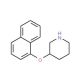 1-Naphthyl 3-piperidinyl ether (CAS 946681-27-2) - chemical structure image