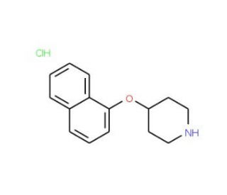 1-Naphthyl 4-piperidinyl ether hydrochloride - chemical structure image