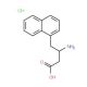 (1-Naphthyl)-D-beta-homoalanine hydrochloride (CAS 269398-88-1 (non-salt)) - chemical structure image