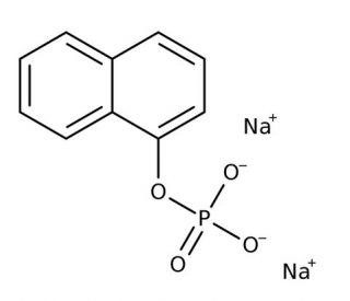 1-Naphthyl phosphate disodium salt (CAS 207569-06-0) - chemical structure image