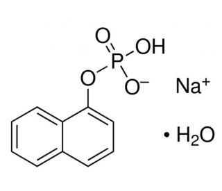 1-Naphthyl phosphate monosodium salt monohydrate (CAS 81012-89-7) - chemical structure image