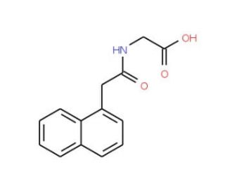 [(1-naphthylacetyl)amino]acetic acid (CAS 6277-60-7) - chemical structure image