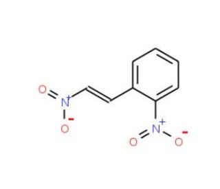 1-nitro-2-(2-nitrovinyl)benzene (CAS 3156-39-6) - chemical structure image