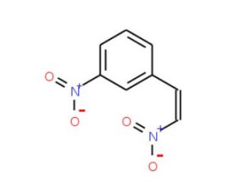 1-nitro-3-(2-nitrovinyl)benzene (CAS 882-26-8) - chemical structure image