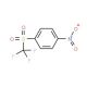 1-nitro-4-(trifluoromethane)sulfonylbenzene (CAS 432-87-1) - chemical structure image