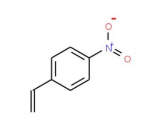 1-Nitro-4-vinylbenzene (CAS 100-13-0) - chemical structure image