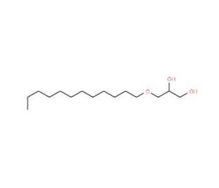 1-O-Dodecyl-rac-glycerol (CAS 1561-07-5) - chemical structure image