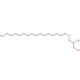 1-O-Hexadecyl-rac-glycerol (CAS 6145-69-3) - chemical structure image