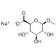 1-O-Methyl-β- D- glucuronic acid, sodium salt (CAS 134253-42-2) - chemical structure image