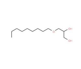 1-O-Nonyl-rac-glycerol (CAS 113676-50-9) - chemical structure image