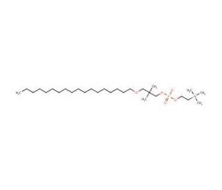 1-O-Octadecyl-(2,2-dimethyl)-propanediol-3-phosphocholine - chemical structure image