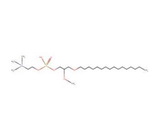 1-O-Palmityl-2-O-methyl-rac-glycero-3-phosphocholine (CAS 85405-05-6) - chemical structure image