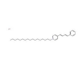 1-Octadecyl-4-(4-phenyl-1,3-butadienyl)pyridinium Bromide (CAS 165678-32-0) - chemical structure image
