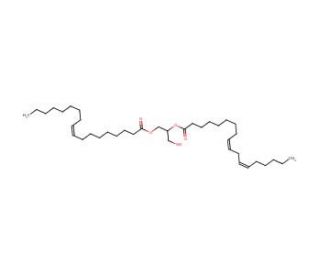 1-Oleoyl-2-linoleoyl-rac-glycerol (CAS 106292-55-1) - chemical structure image