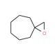 1-oxaspiro[2.6]nonane (CAS 185-85-3) - chemical structure image