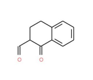 1-Oxo-1,2,3,4-tetrahydronaphthalene-2-carbaldehyde (CAS 50493-08-8) - chemical structure image