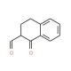 1-Oxo-1,2,3,4-tetrahydronaphthalene-2-carbaldehyde (CAS 50493-08-8) - chemical structure image