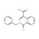 1-Oxo-2-(3-pyridinylmethyl)-1,2-dihydro-4-isoquinolinecarboxylic acid - chemical structure image