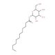 1-Oxododecyl a-D-glucopyranoside (CAS 64395-91-1) - chemical structure image