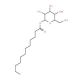 1-Oxododecyl b-D-glucopyranoside (CAS 64395-92-2) - chemical structure image