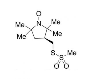 (&minus;)-(1-Oxyl-2,2,5,5-tetramethylpyrrolidin-3-yl)methyl Methanethiosulfonate (CAS 681034-15-1) - chemical structure image