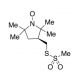 (−)-(1-Oxyl-2,2,5,5-tetramethylpyrrolidin-3-yl)methyl Methanethiosulfonate (CAS 681034-15-1) - chemical structure image