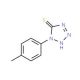 1-p-Tolyl-1H-tetrazole-5-thiol (CAS 13980-77-3) - chemical structure image