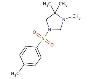 1-(p-Tosyl)-3,4,4-trimethylimidazolidine (CAS 73955-61-0) - chemical structure image