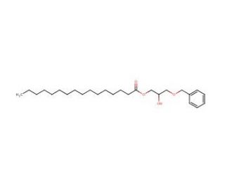 1-Palmitoyl-3-O-benzyl-rac-glycerol (CAS 1487-51-0) - chemical structure image