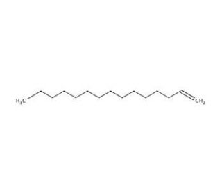 1-Pentadecene (CAS 13360-61-7) - chemical structure image