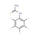 1-Pentafluorophenyl-2-thiourea (CAS 715-60-6) - chemical structure image