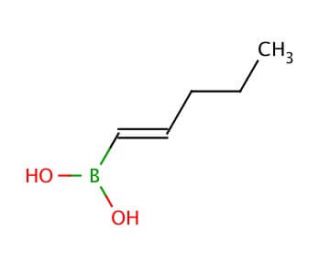 1-Penten-1-ylboronic acid (CAS 104376-24-1) - chemical structure image